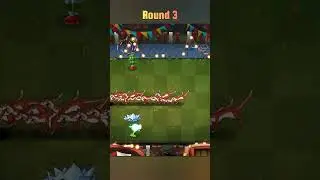 pvz2 five random plants vs ice weasel zombie hard challenge #pvz2 #plantsvszombies #mobilegame
