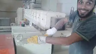 Turkish customer！Plastic compounding machine/Twin screw extruder . PE+85%CaCo3 granules machine.