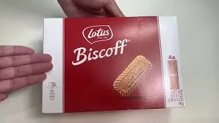 Lotus Biscoff Cookies Unboxing