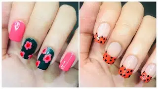 Most easiest dotticure nail art at home || nailart design for beginners #nailartdesigns #nailart