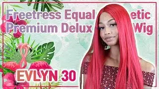 Freetress Equal Synthetic Premium Delux Lace Front Wig - EVLYN 30 @Glamourtress.com