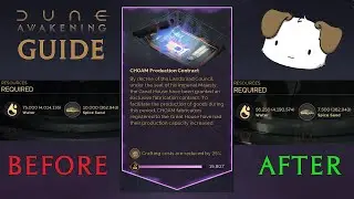 Choam Production Contract Guide and DD Base Tour - DUNE: Awakening