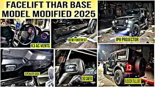 Facelift Modified Thar 2025 | Thar 2025 modification 🤩 Thar modification with Price  😱