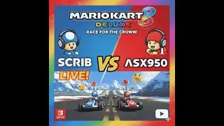 Playing Mario Kart 8 Deluxe with Asx950 (Portrait)