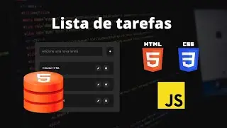 Utilizando Local Storage - Lista de tarefas HTML, CSS e JavaScript
