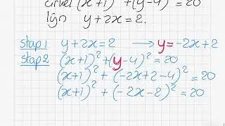 3H/3Ath - wiskunde - H.12B - 12.4/12.3 cirkel en lijn