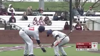 Illinois Baseball Highlights at Southern Illinois 3/18/18