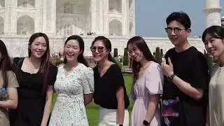 기장님 & Korean Air Flight Crew Visits the Taj Mahal and Agra Fort
