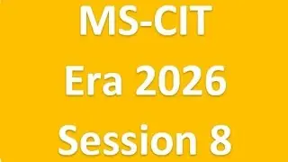 MS-CIT Era Session 8 2026 