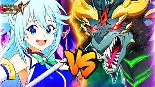 IMPOSIBLE PERDER! AQUA vs DRAGON! EQUIPO DIOSAS + KONOSUBA  COLLAB! - 7ds Grand Cross