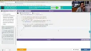Code.org AP CSA U5L6 Applying Standard Algorithms