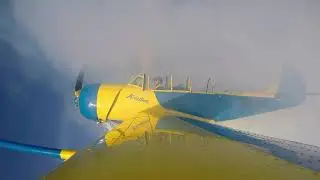 Yak 52  - Jak 52 Torque  Roll Aerobatics