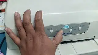 #How to print self test in tvs speed 40 plus