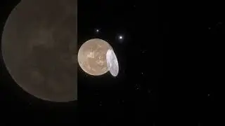 An Oblate Moon in SpaceEngine