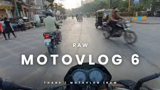 Raw Motovlog 6 | Thane | morning ride | ItsAmanSingh