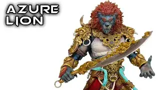 Fury Toys AZURE LION The Record of the Mountain and Sea Demon God (Gold Armor) Action Figure Review