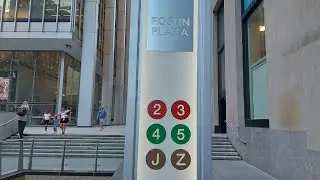 MTA NYC Subway: Walking From Wall St (2) (3) Trains to Wall St (4) (5) Trains via Pine St Passageway