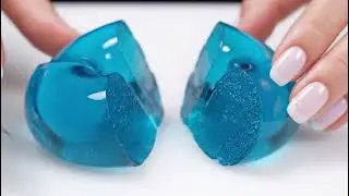 Oddly Satisfying Glass Donut Cutting ASMR | Colorful Crunch & Clean Slices