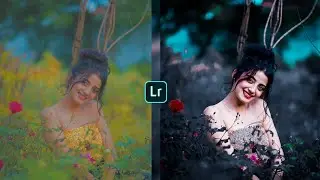 Aqua And Black Effect Lightroom Mobile Tutorial|Preset Download Free