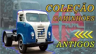 Uma incrível COLEÇÃO CAMINHÕES ANTIGOS, marcas como FNM, Ford Caminhões e Caminhões International.