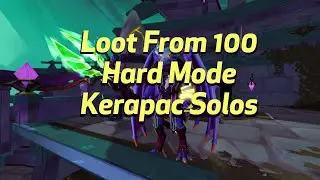 Loot From 100 Kerapac Hard Mode Solos - Elder God Wars - Nodon Front - Runescape