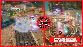 QUE PVP INSANO SO OS MEGAZORDS | CORTES DO MIR4 BRASIL