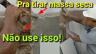 Pra remover argamassa velha não use isso!