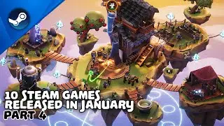 10 UPCOMING STEAM GAMES RELEASED IN JANUARY - PART 4