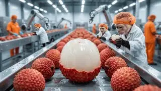 Inside a Modern Lychee Factory: From Farm to Delicious Dried Fruit (Full Manufacturing Process)