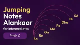 Practice Jumping notes in Pitch C #alankarpractice #paltas
