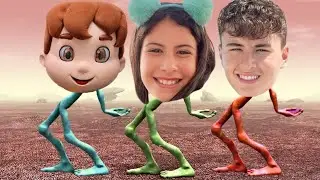 Maria Clara & JP | Maria Clara and JP Playing with Toy Blocks | Dame Tu Cosita Cover (REMIX)