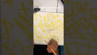 How to draw Bugs Bunny! How to use doodle grid #looneytunescartoons #bugsbunny #howtodraw