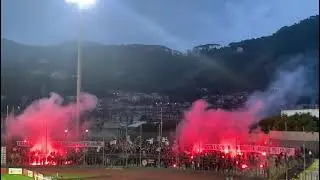 CAVESE Sorrento 1-0|COREOGRAFIA PER CATELLO +FUMOGENATA