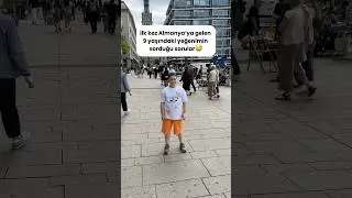 İlk Kez Almanya&rsquo;ya Gelen 9 Yaşındaki Yeğenimin Sorduğu Sorular😅