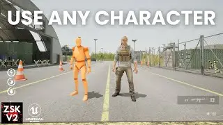How to use your own character | Zombie Shooter Kit v2 | UNREAL ENGINE 5
