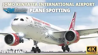 Jomo Kenyatta Intl Airport (NBO) Plane Spotting | MSFS 2020 4K