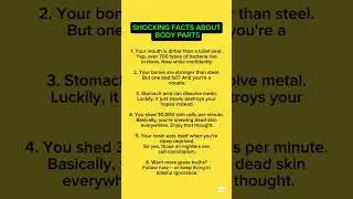 5 Shocking Facts About Your Body You Didn&rsquo;t Know!