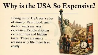 Why is the USA So Expensive? || 🦅Learn English Through Story Level 3 || Graded Reader 🎧