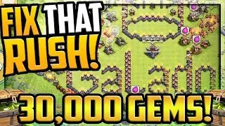 Legend League, then 30,000 GEMS! Fix That Rush Clash of Clans Episode 26