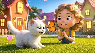 Silly Baby Kittens Chase the Butterflies | Kids Songs & Nursery Rhymes