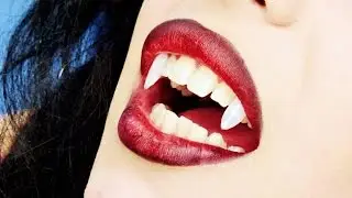 Como fazer dentes de vampiro em casa com Unhas Postiça