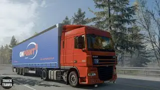 Realistic Driving DAF XF 105 Super Euro Truck Simulator 2 POV Drive 4K 1.57+Wheel Cam