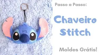 Passo a Passo: Chaveiro Stitch em feltro