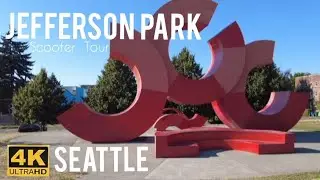 🇺🇸 Beacon Hill Jefferson Park in Seattle, Scooter Touring in the Evening.