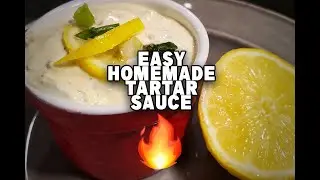 Lighten Up! 🍔 Homemade Low-Fat Tartar Sauce #healthyswap #easyrecipes #fishandchips