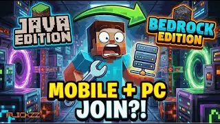 🚀 Minecraft Java + Bedrock CROSSPLAY! GeyserMC Setup Hindi 2026 | 100% Working No Lag 🔥 | FlickZZ