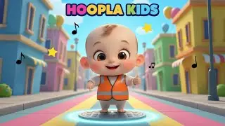 Manhole Cover Safety Song for Kids 🚧🐰 | Learn Street Safety with Hoppy | HOPPLA KIDS