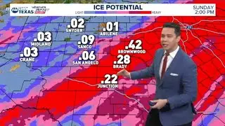 Dangerous cold and slick roads ahead for West Texas