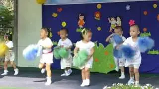 Múa Trời nắng trời mưa Lớp Mầm trường mầm non Hoa Hồng Đỏ quận 9