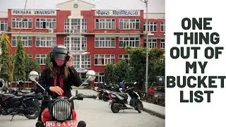 My very first day at college with the Bullet || Dream || Pokhara University || Nepal